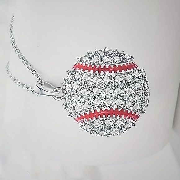 ⚾️ Baseball ⚾️ Rhinestone necklace - Picture 5 of 5